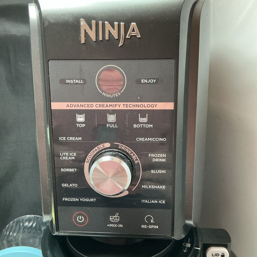 Ninja CREAMi Deluxe 11-in-1 Ice Cream Maker CN501CO with 3 XL Pints Lids - Picture 2 of 14